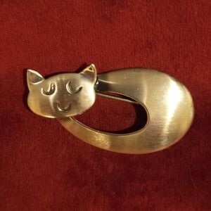 Vintage Sterling Silver ORB Brooch